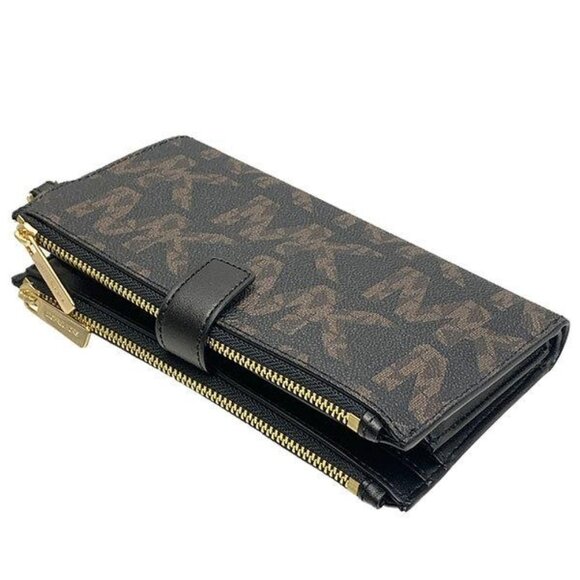 Michael Kors Lg Double Zip Wristlet - 35F1GTVW3R - Black Multi - Picture 4 of 6